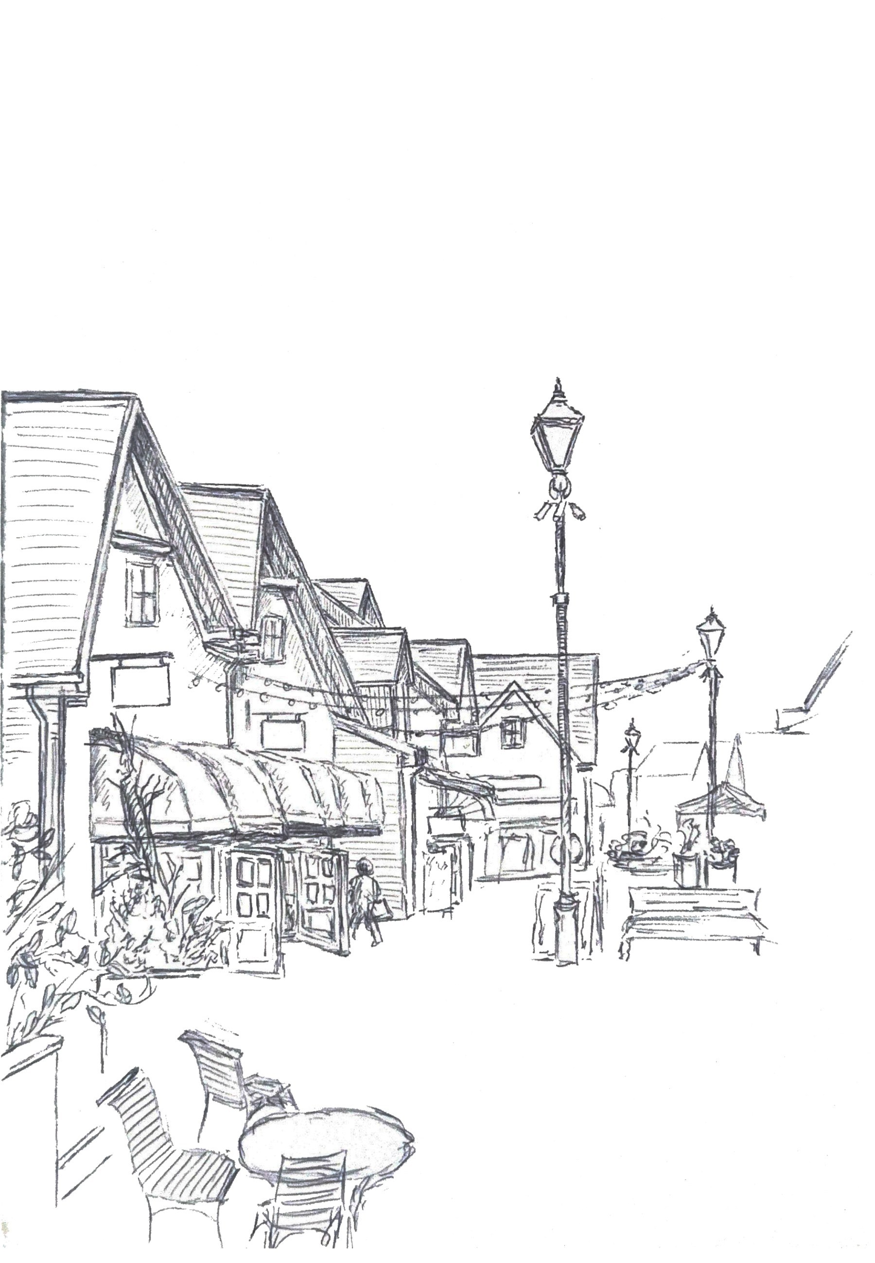 Illustration of Bicester Village.