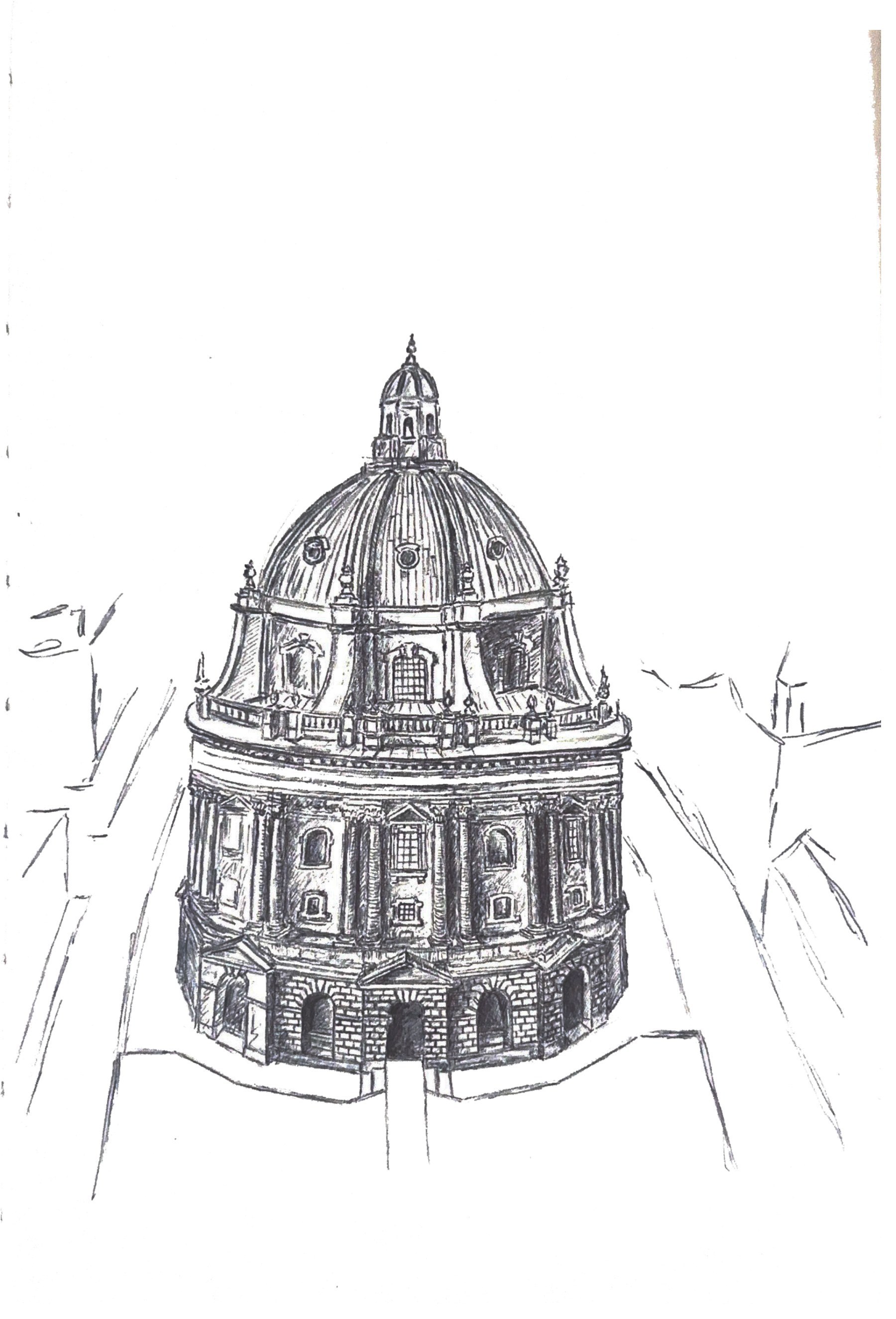 Illustration of the Bodleian Library.