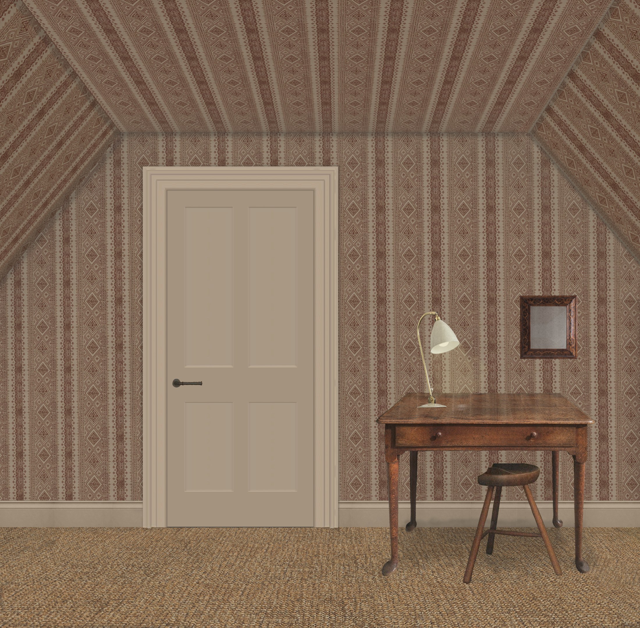 Eaves option 1 — interior design study.