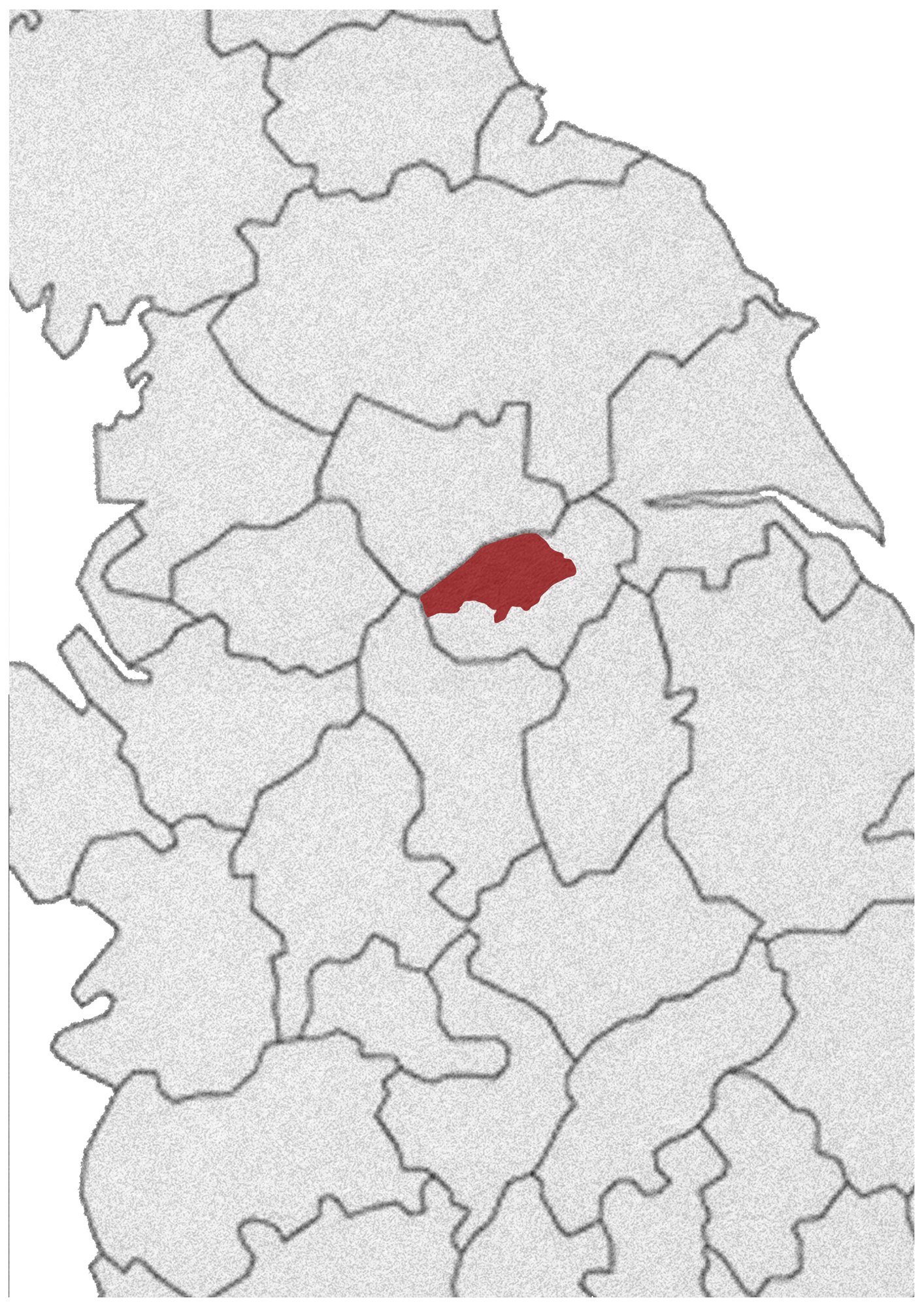 Map locating Barnsley within South Yorkshire.
