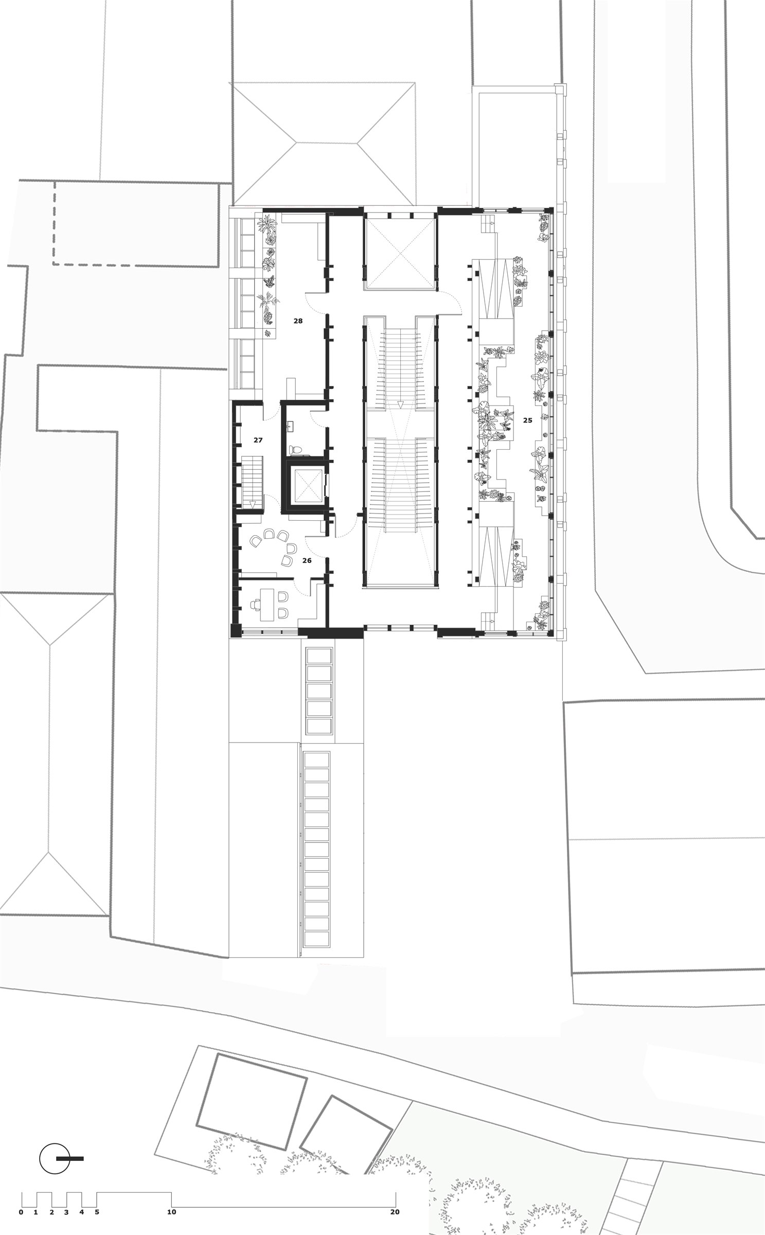 Second floor plan.